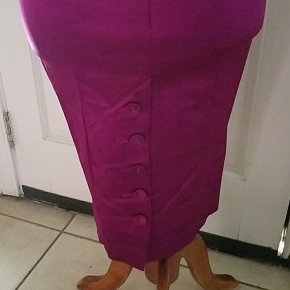 Belted Corset hook Silk Bebe Skirt Set - Picture 7 of 8